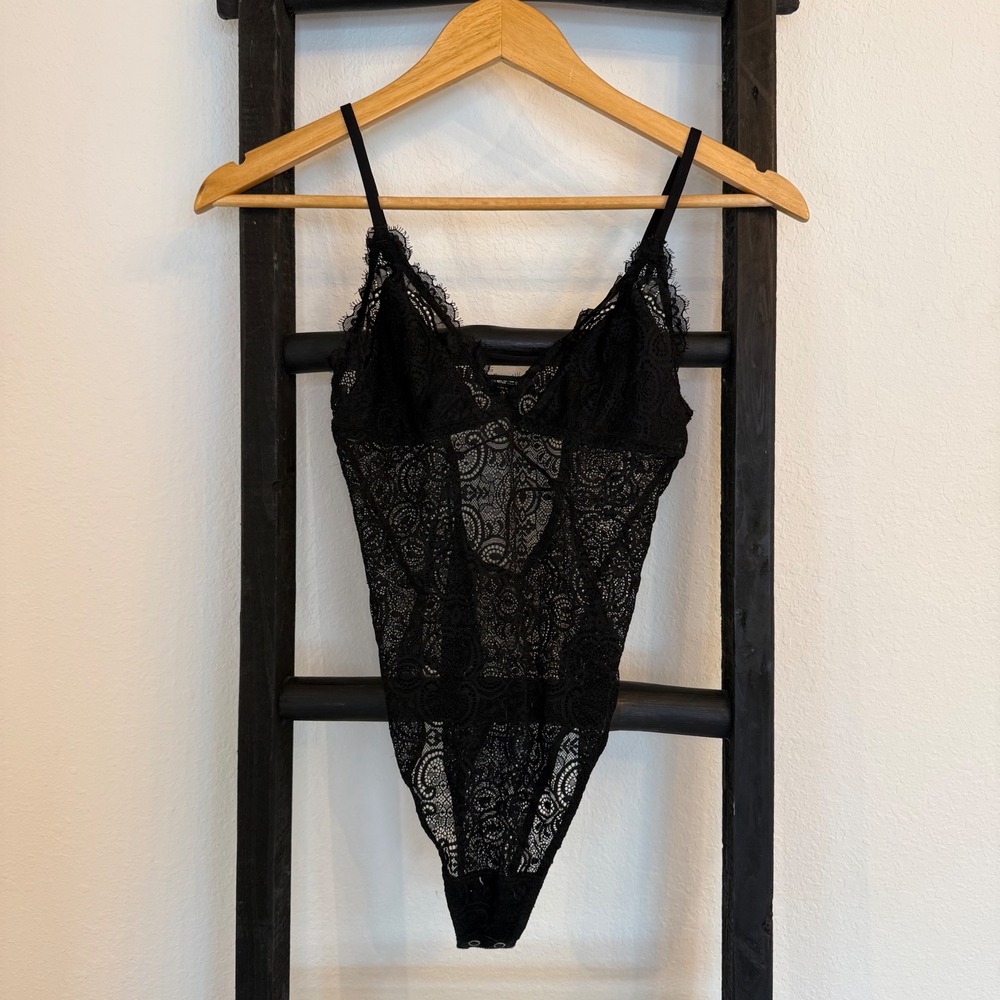 Gilly Hicks Hollister Black Lingerie Lace Size small